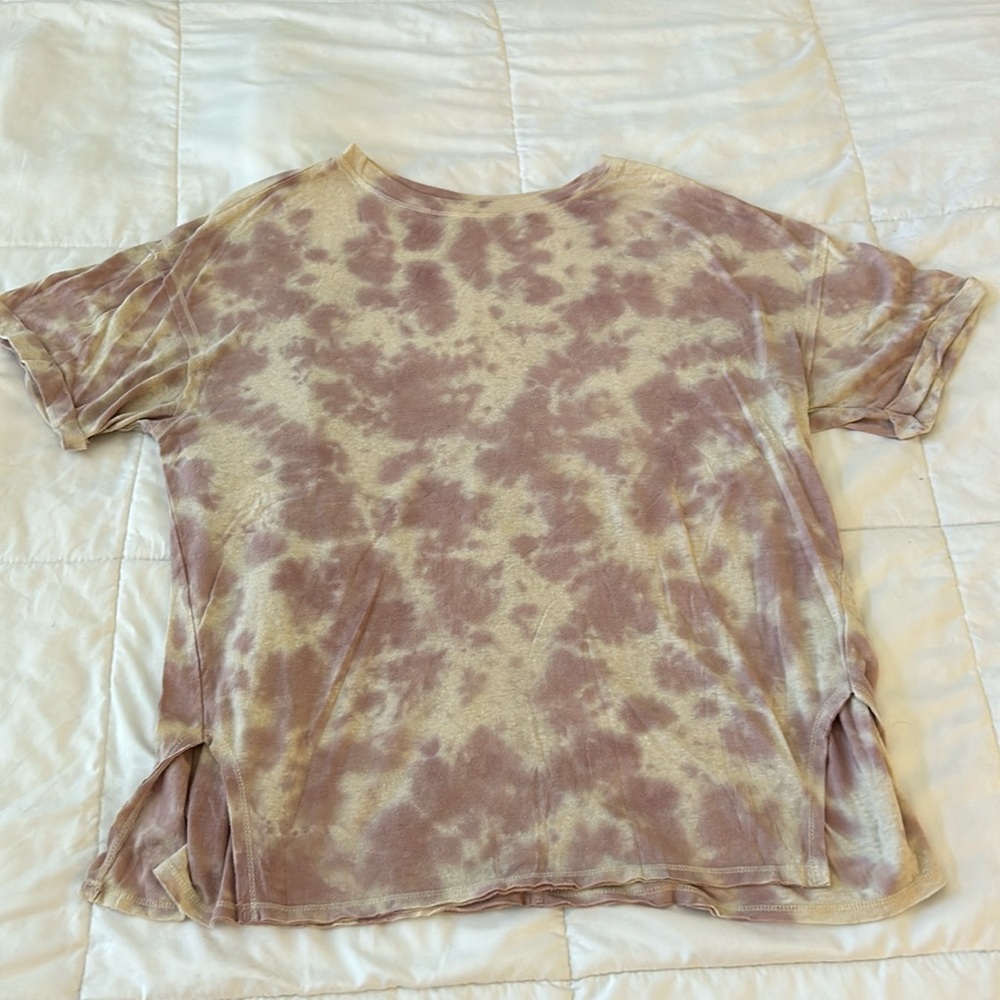 Tie dye short sleeve top